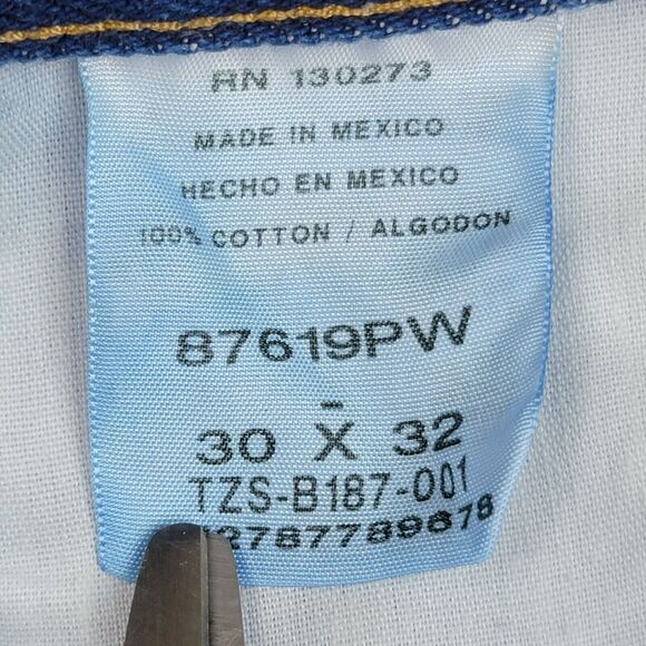 Rustler Jean Shorts Womens Sz 10 Blue Bleached 2.75" Denim Cut Off High Rise - Picture 7 of 7